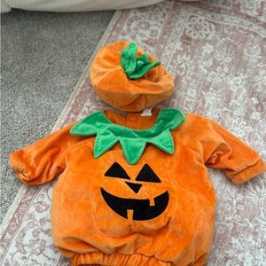 Pumpkin Halloween Costume for Kids - Orange and Green
